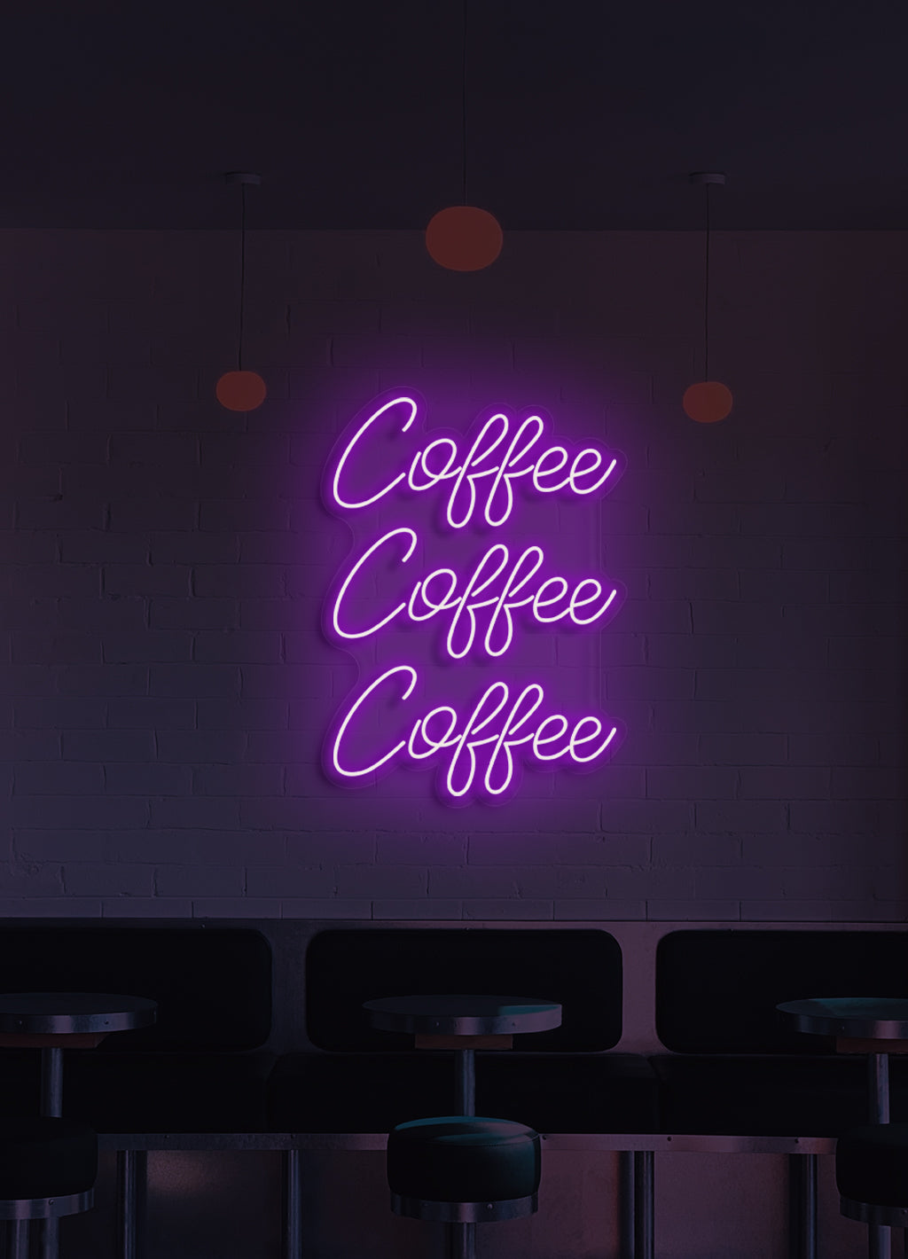 Coffee Coffee Coffee - LED Neon skilt