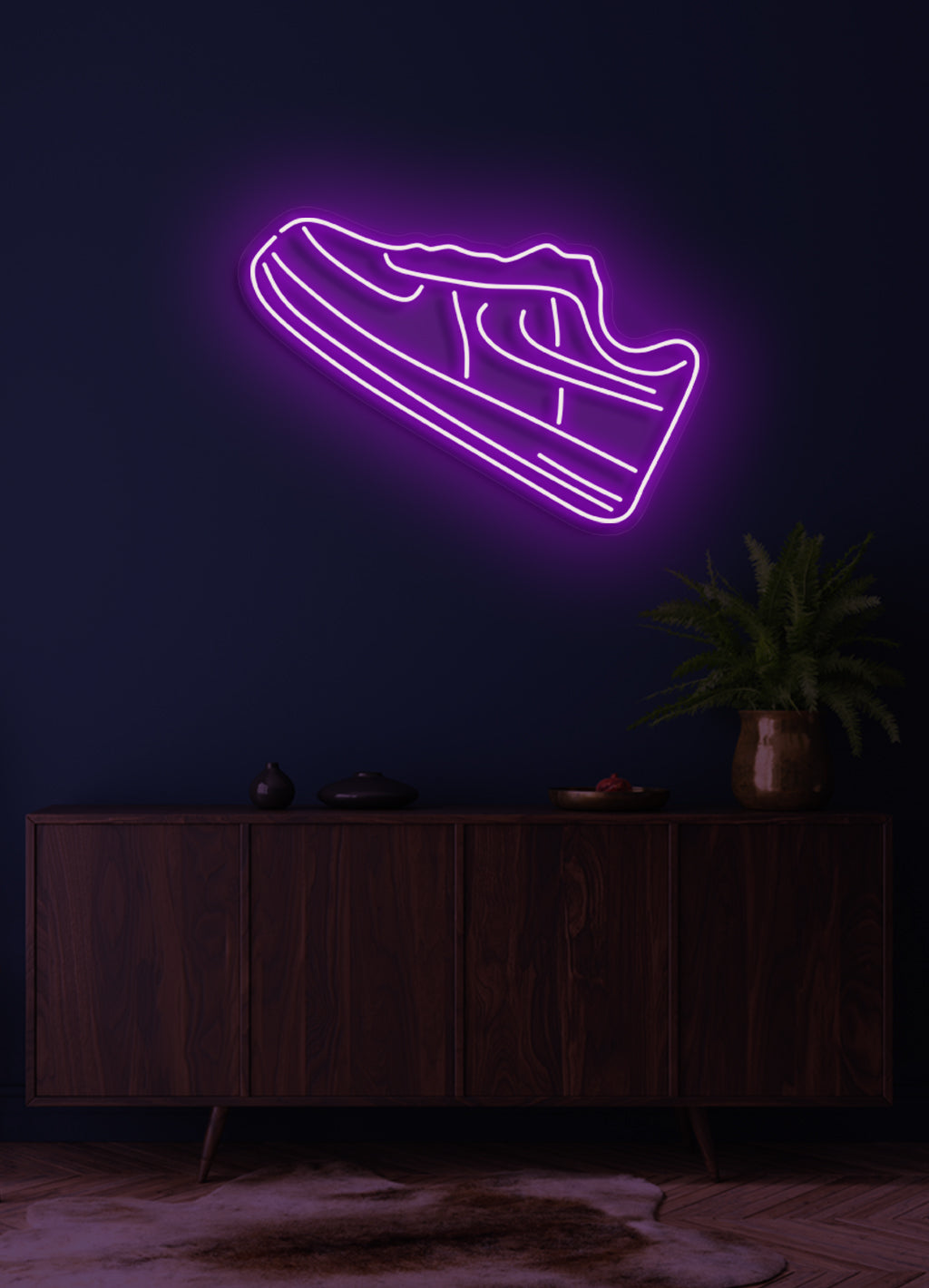 Nike Sneaker - LED Neon skilt