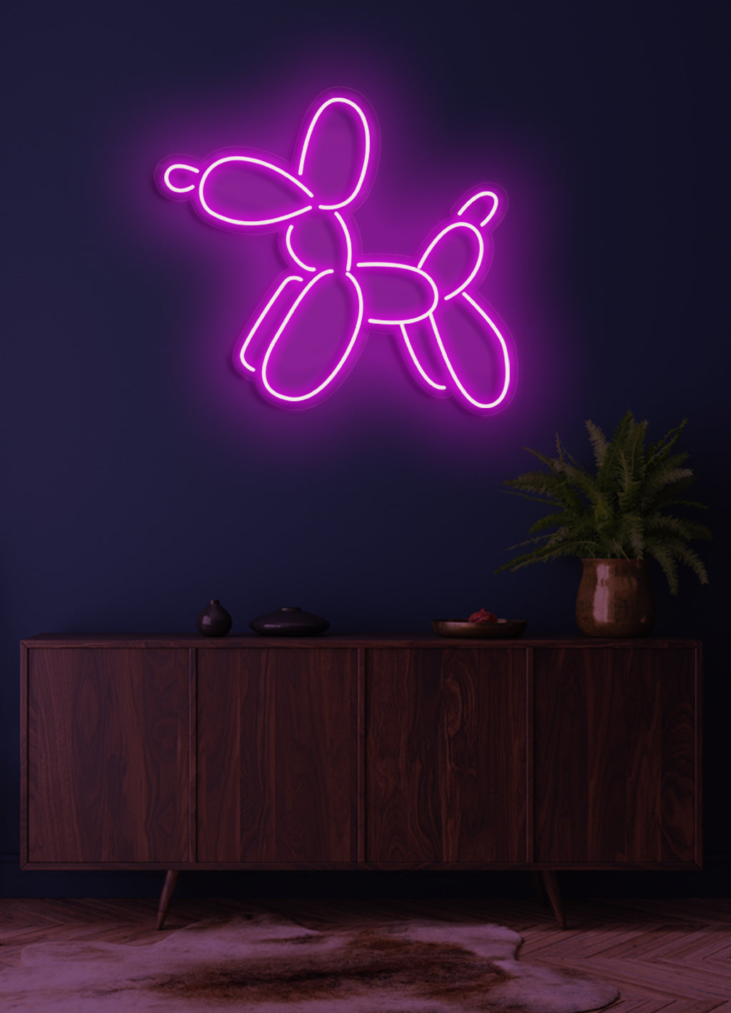 Ballon dog - LED Neon skilt