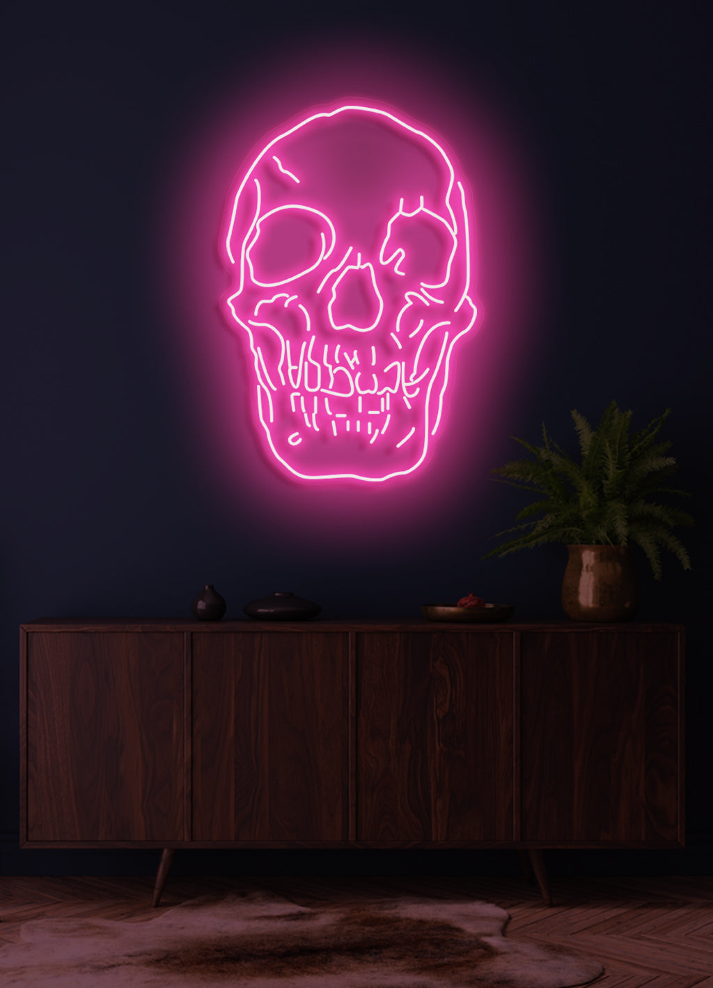 Skull - LED Neon skilt