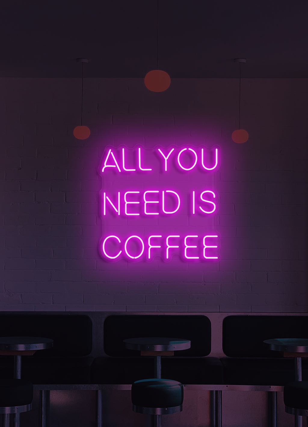 All you need is coffee - LED Neon skilt