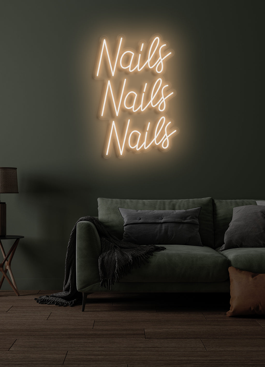 Nails Nails Nails - LED Neon skilt