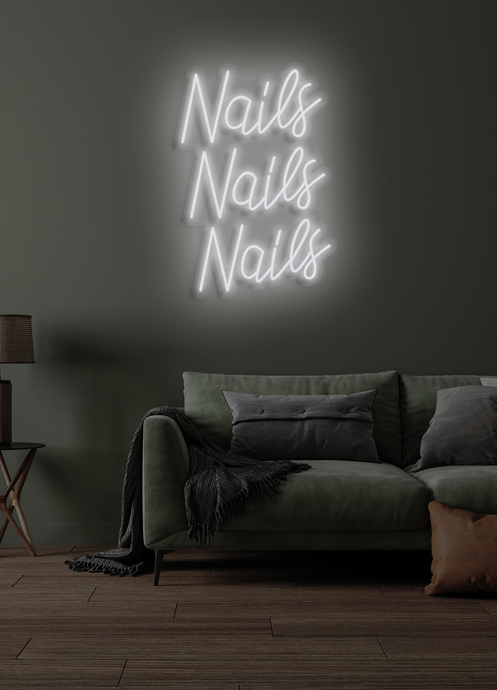 Nails Nails Nails - LED Neon skilt