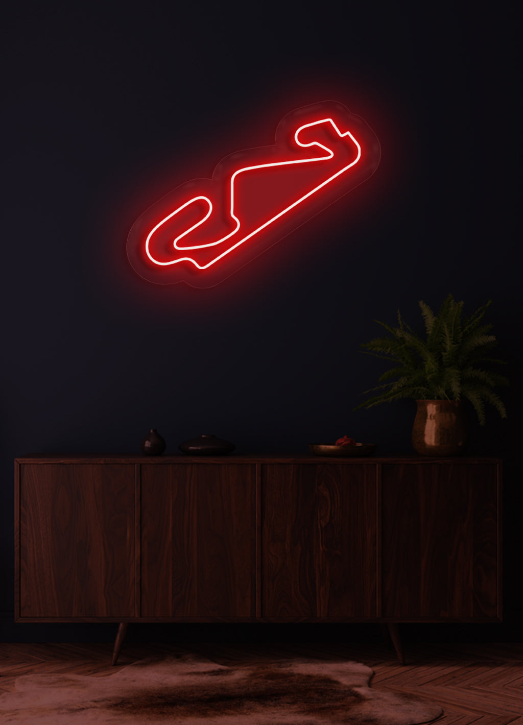 F1 Circuit De Barcelona Catalunya track - LED Neon skilt