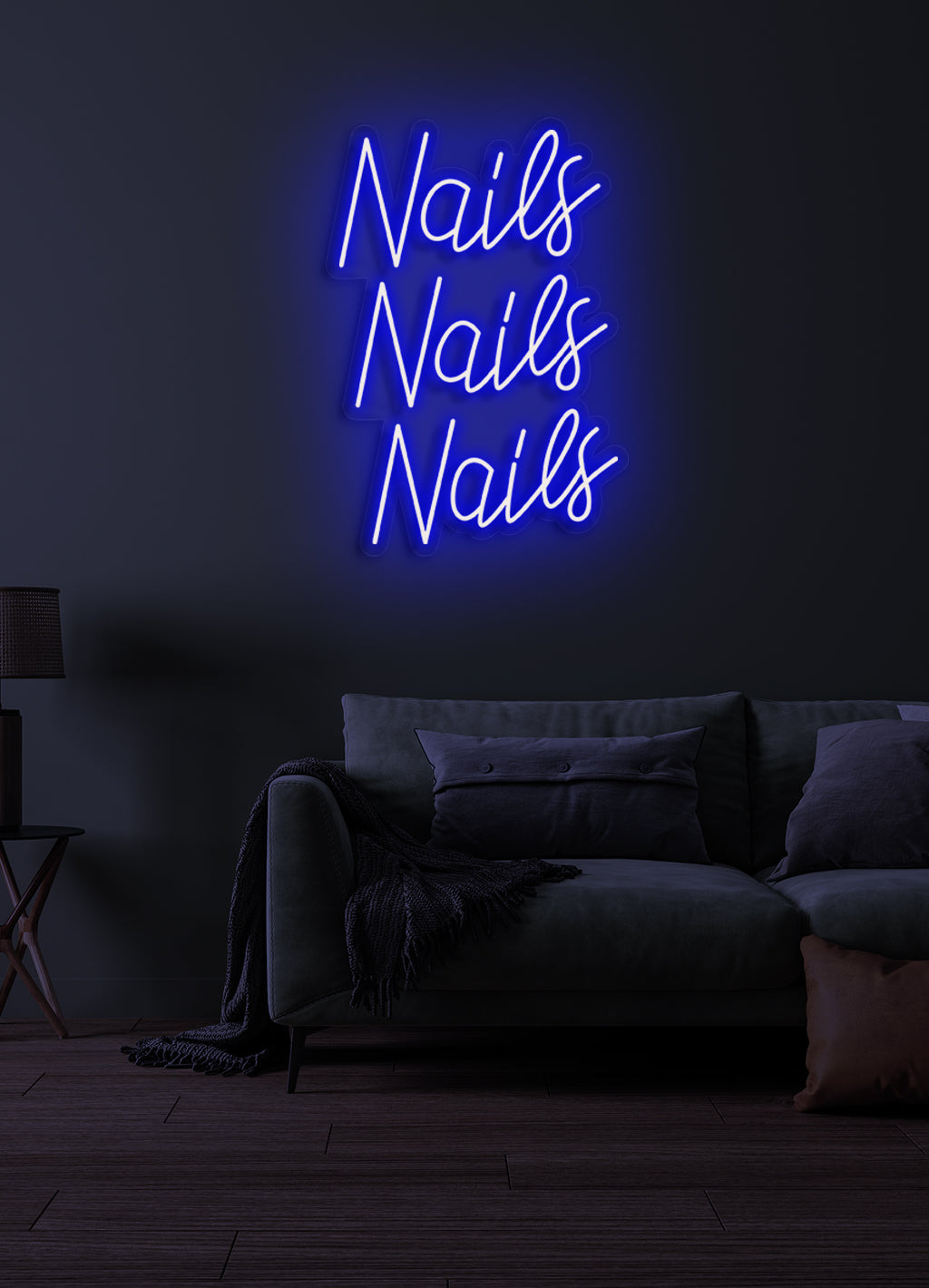 Nails Nails Nails - LED Neon skilt