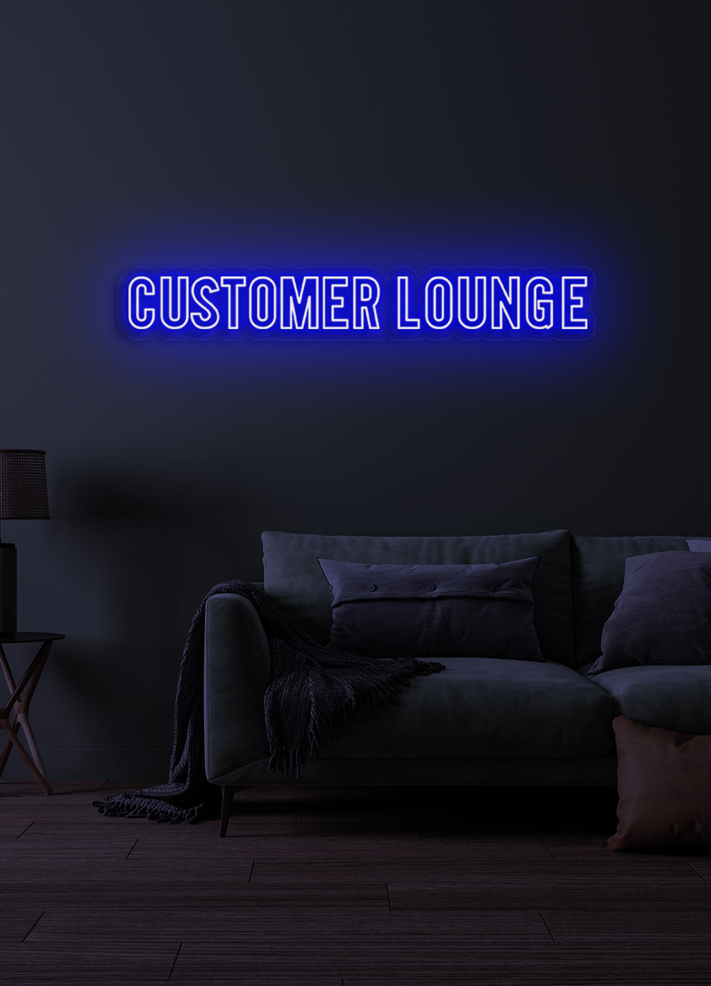 Customer lounge - LED Neon skilt