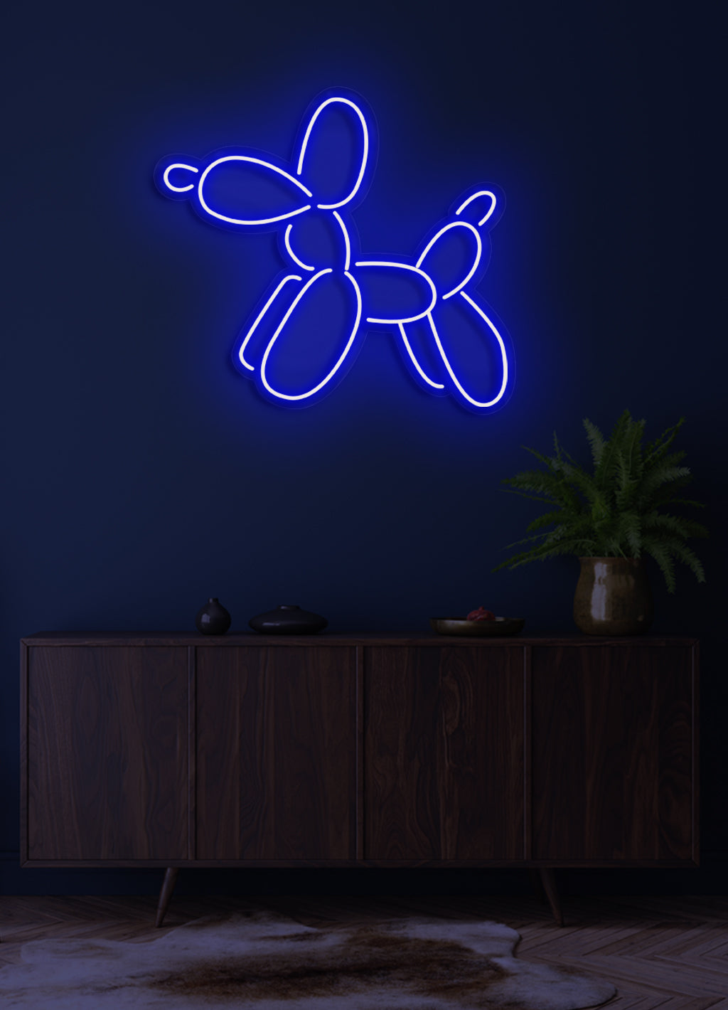 Ballon dog - LED Neon skilt