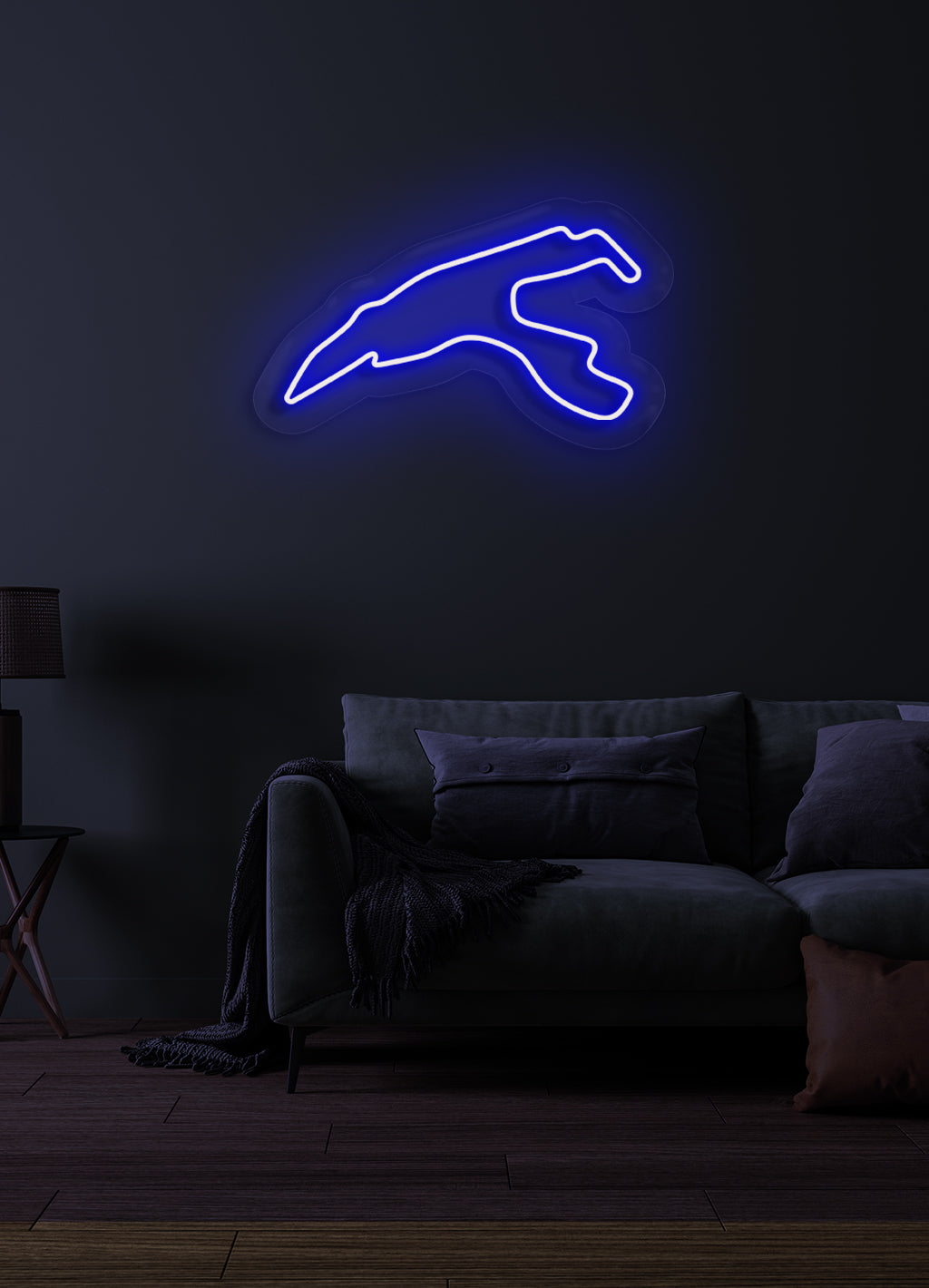 F1 Circuit De Spa-Francorchamps track - LED Neon skilt