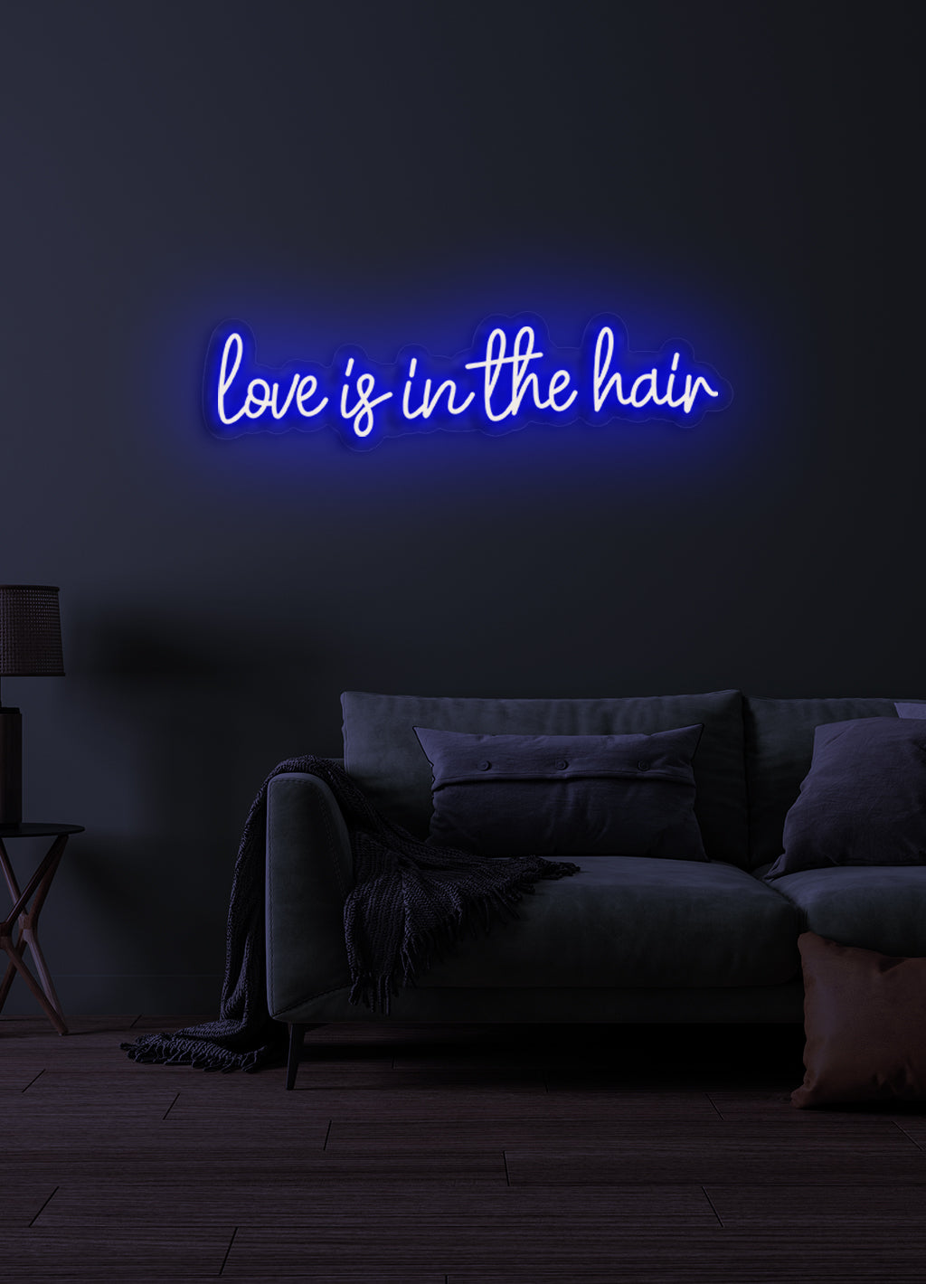 Love is in the hair - LED Neon skilt