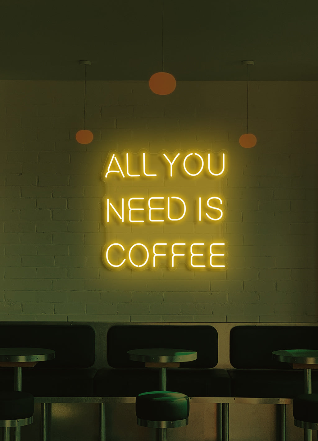 All you need is coffee - LED Neon skilt