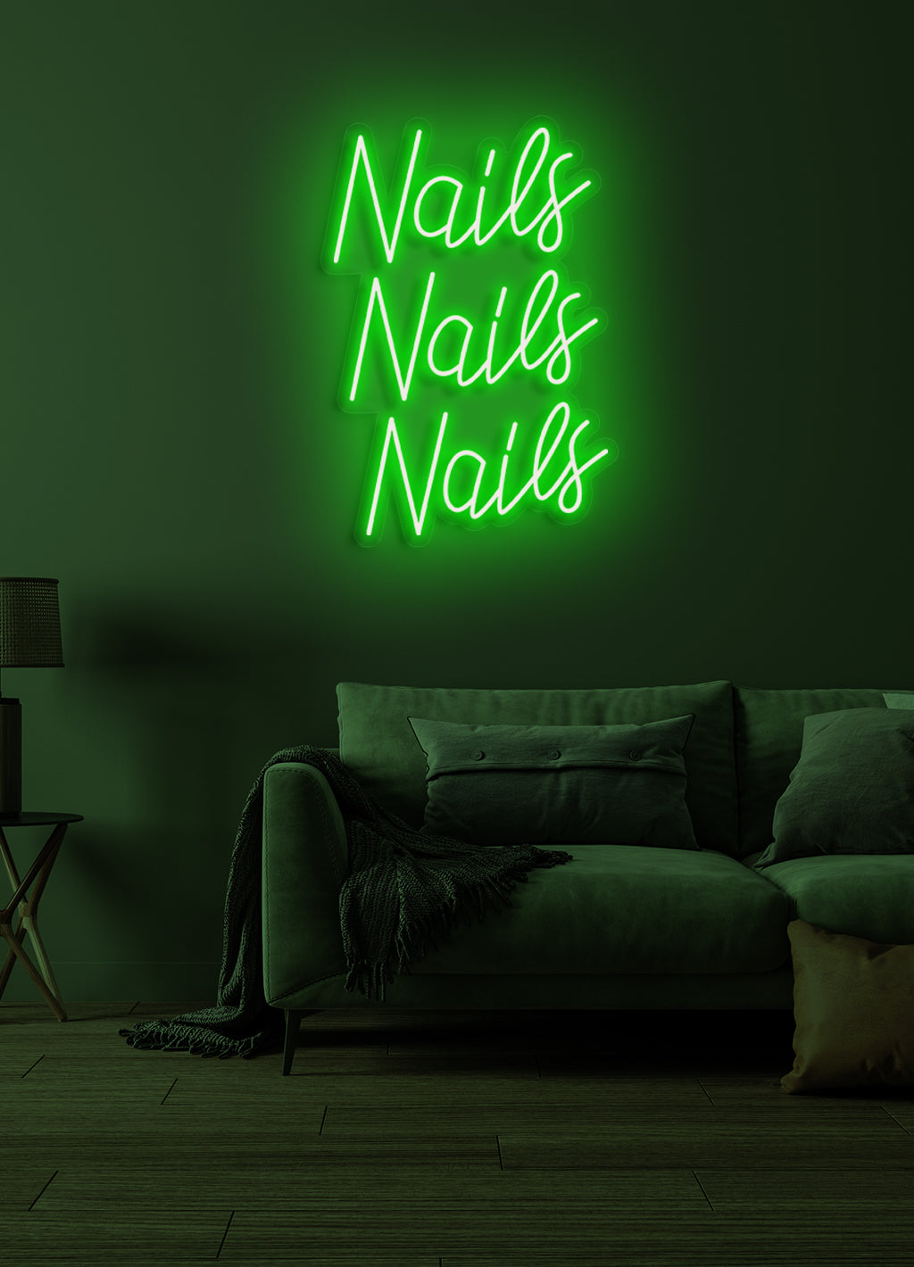 Nails Nails Nails - LED Neon skilt