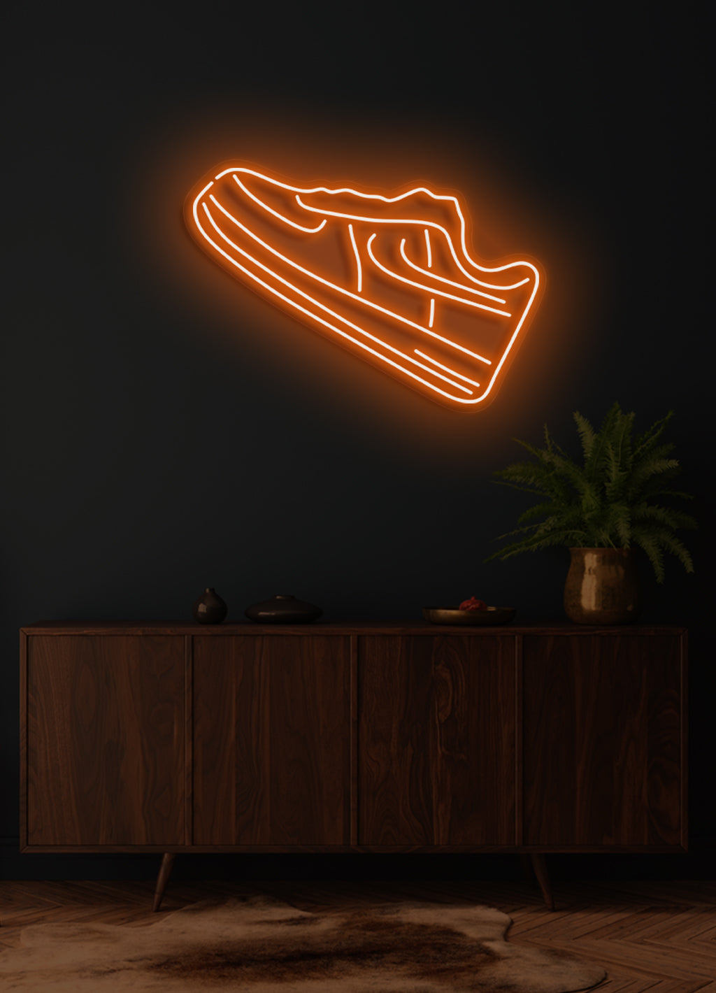 Nike Sneaker - LED Neon skilt