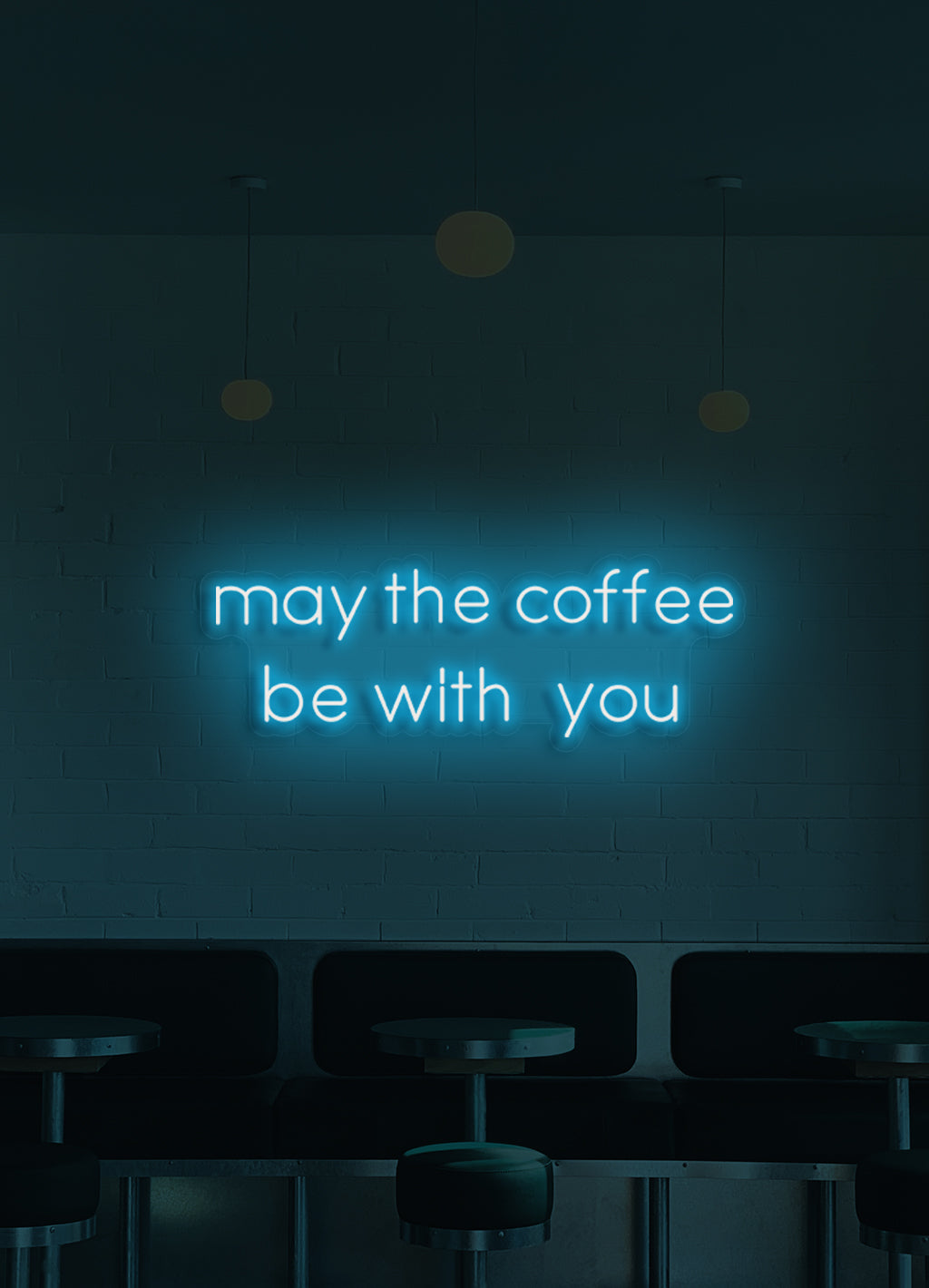 May the coffee be with you - LED Neon skilt