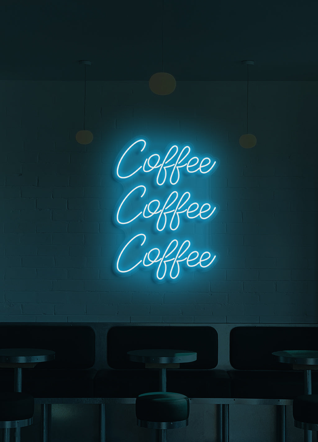 Coffee Coffee Coffee - LED Neon skilt