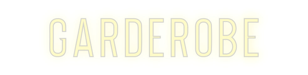 Custom Neon: Garderob