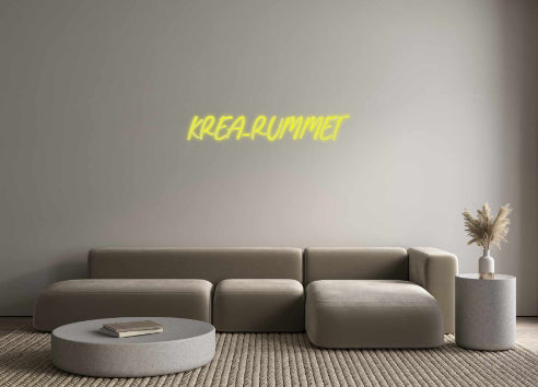 Custom Neon: THE KREA ROOM