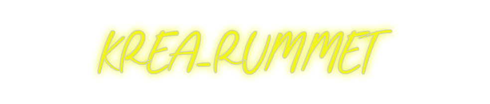 Custom Neon: THE KREA ROOM