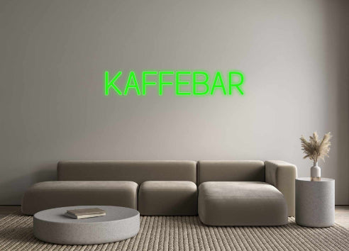Custom Neon: Kafé