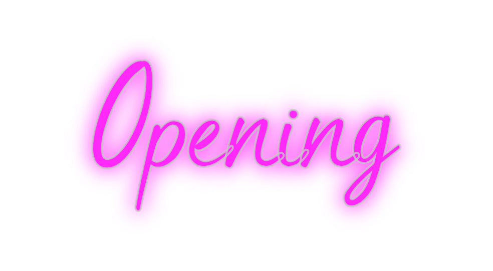 Custom Neon: Opening