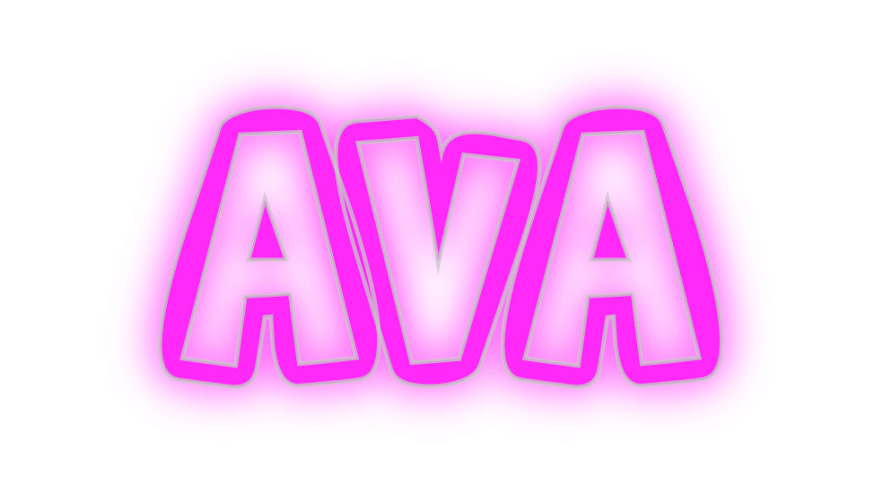 Anpassad Neon: AVA
