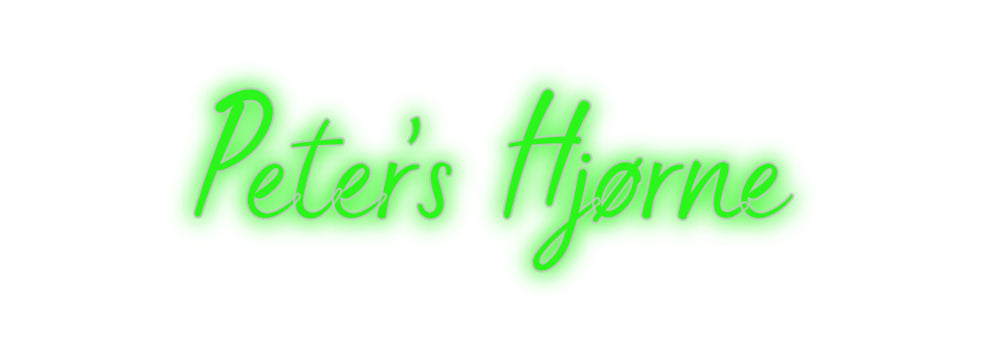 Custom Neon: Peter's Hjørne