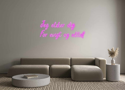 Custom Neon: Jag älskar dig...