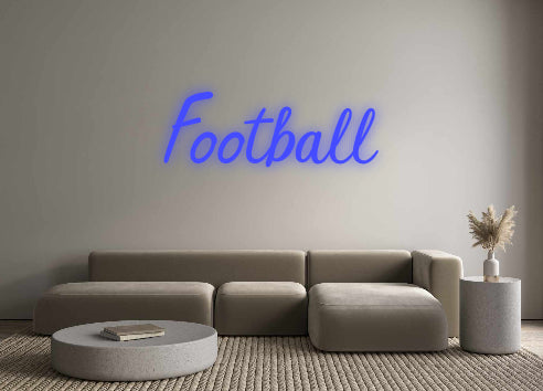 Custom Neon: Fotboll