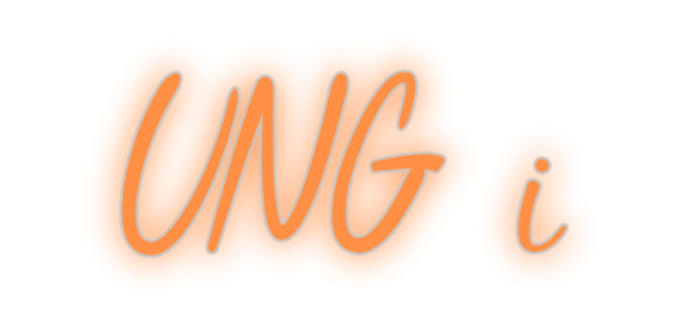 Custom Neon: YOUNG i