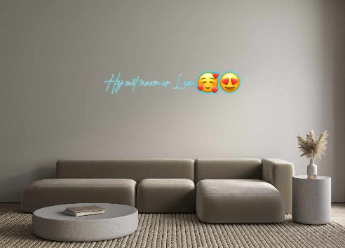 Custom Neon: Hej mit namn ...