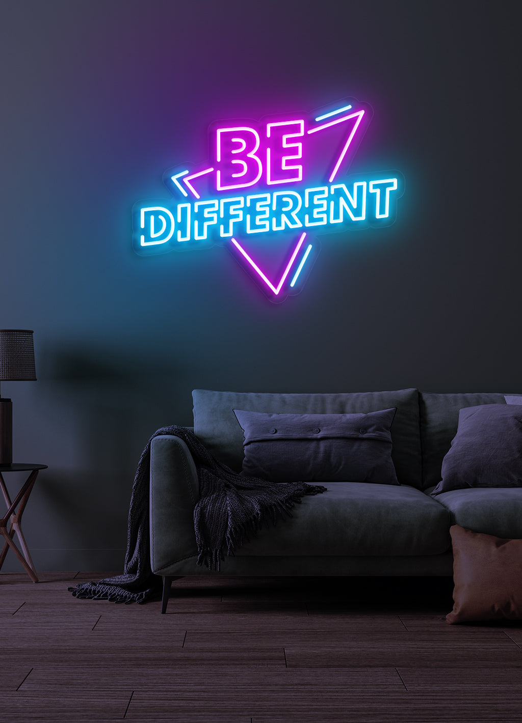 Be different - LED Neon skilt