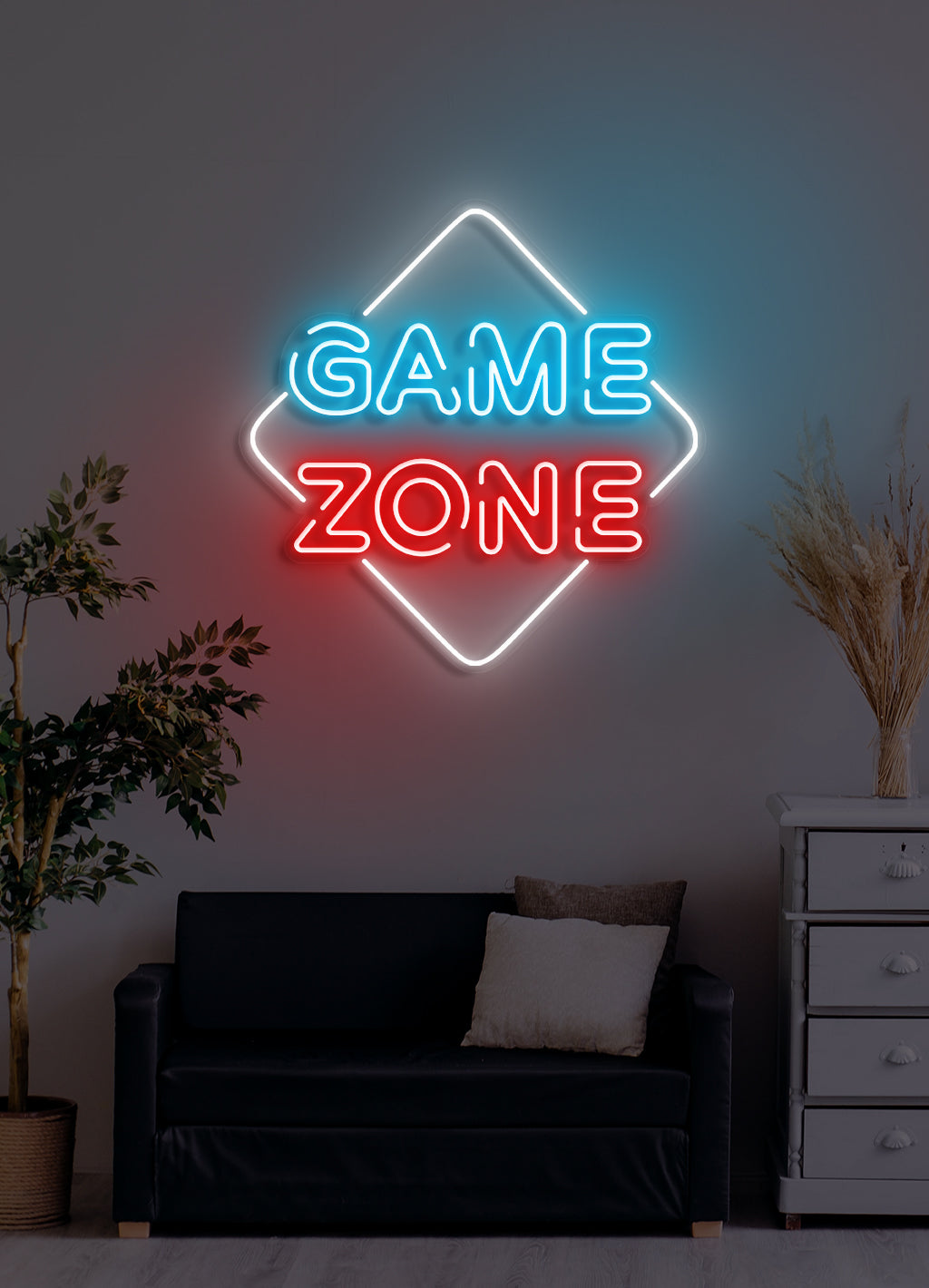 Game zone - LED Neon skilt