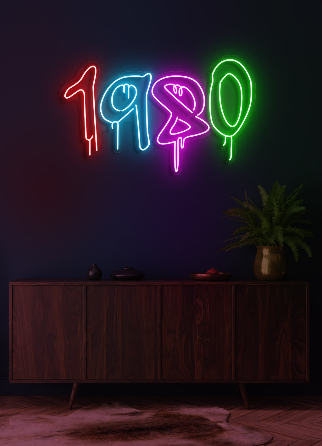 1980 - LED Neon skilt