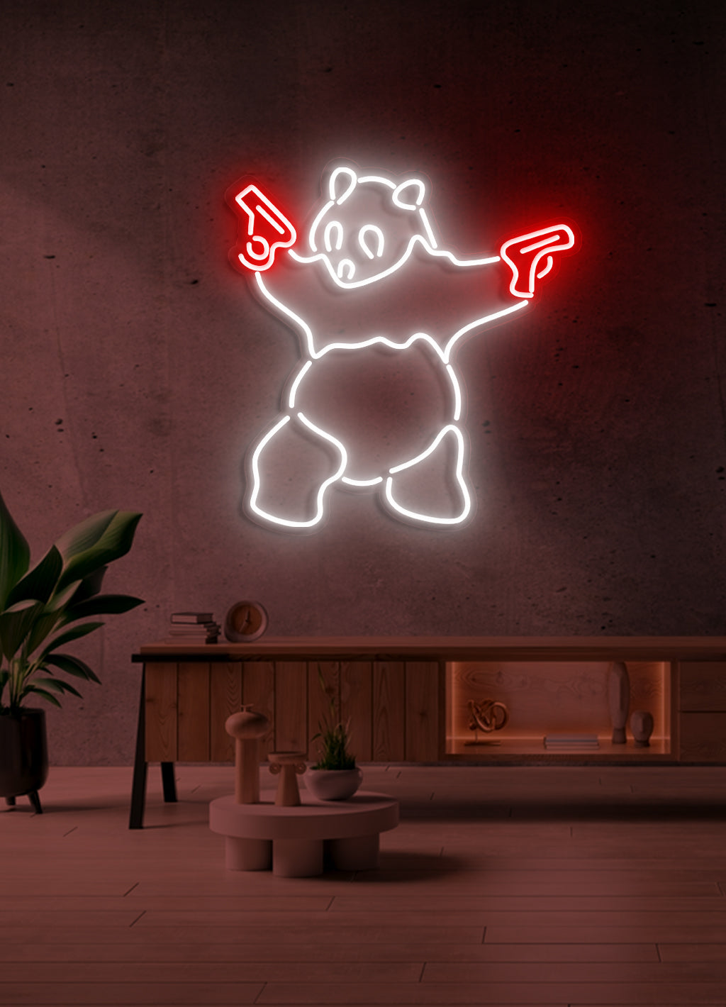 Panda - LED Neon skilt