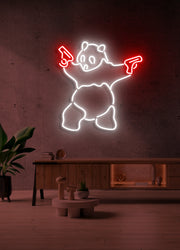 Panda - LED Neon skilt