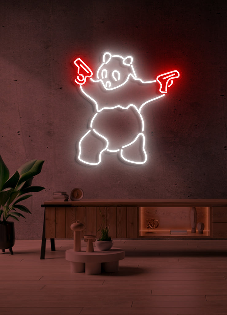 Panda - LED Neon skilt