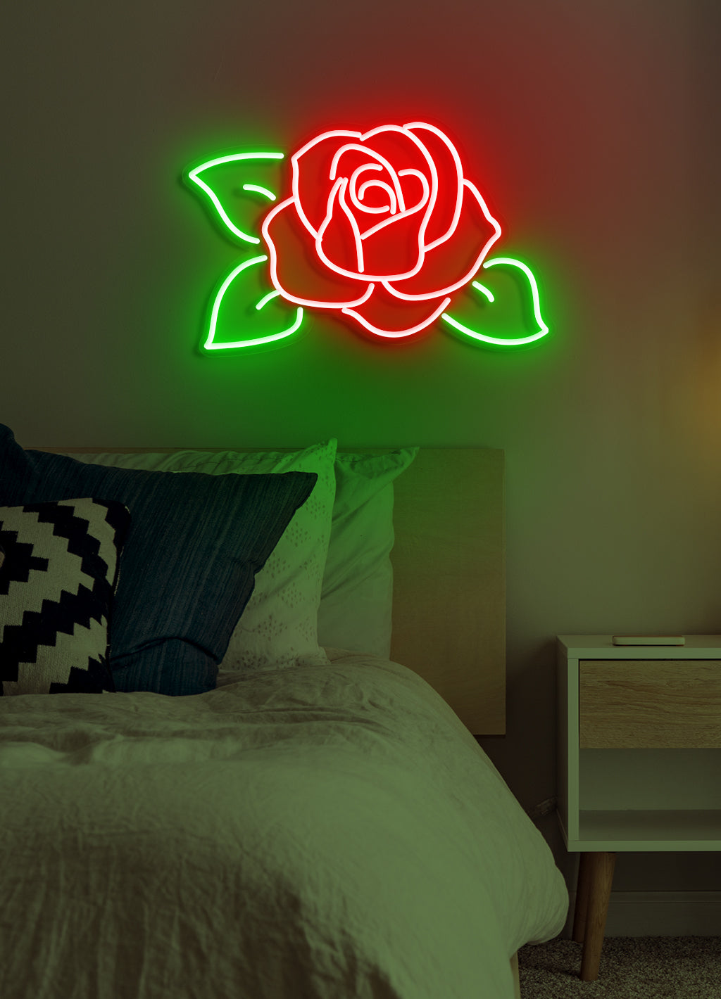Rose - LED neonskylt