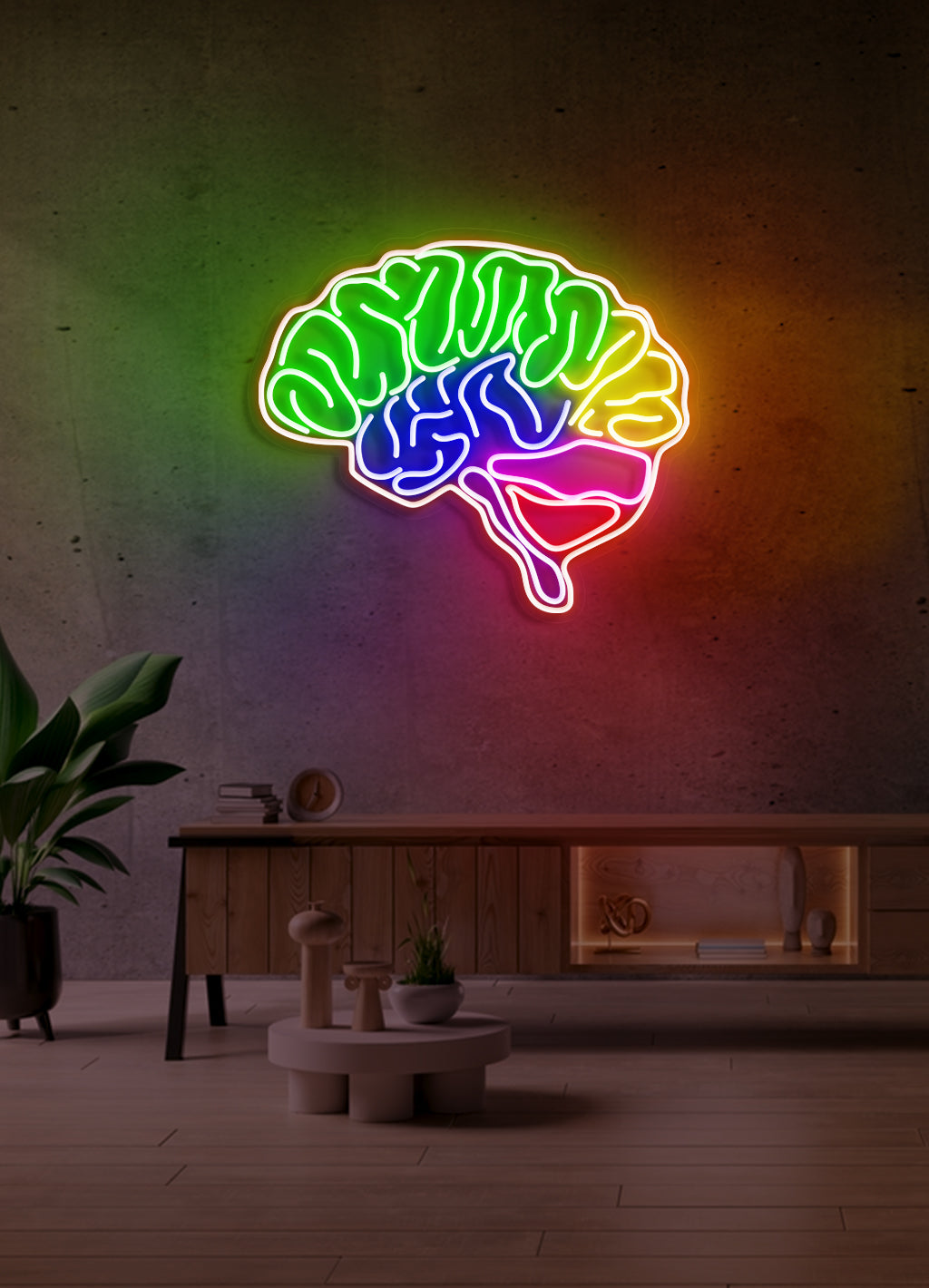 The brain - LED Neon skilt