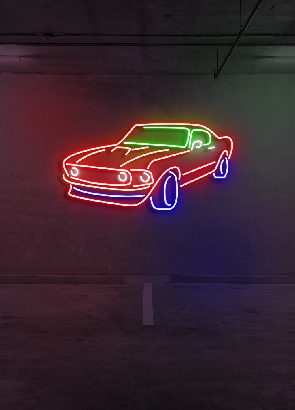 Car - LED Neon skilt