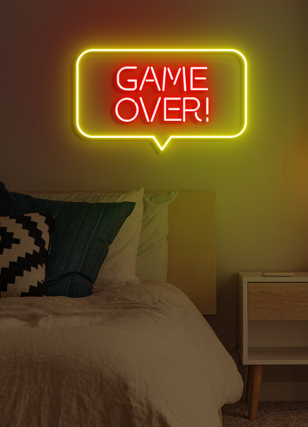 Game over - LED Neon skilt