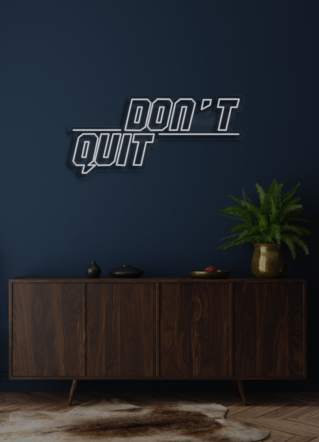 Don't quit - LED Neon skilt