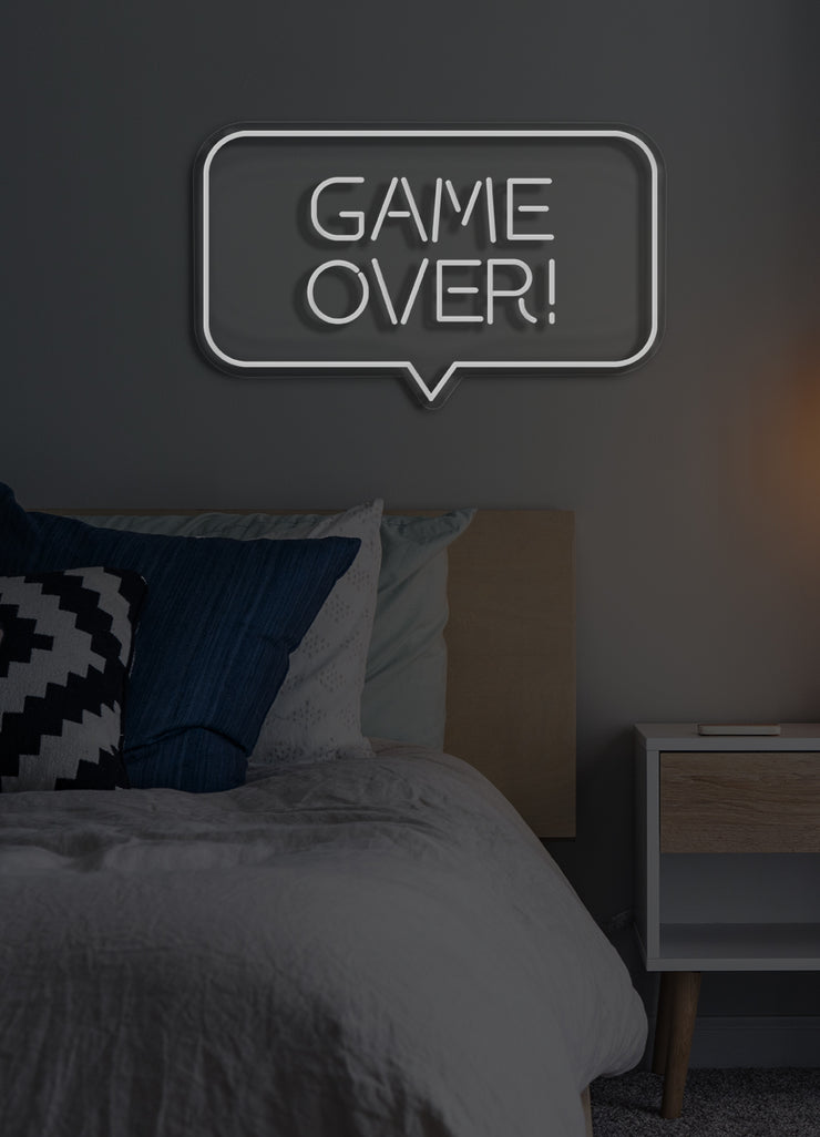 Game over - LED Neon skilt