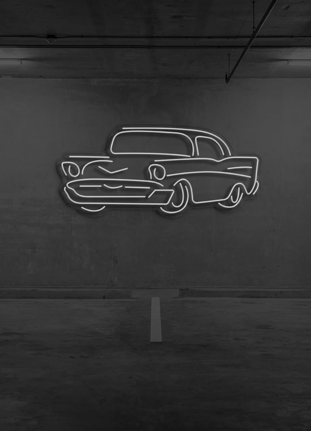 Retro car - LED Neon skilt