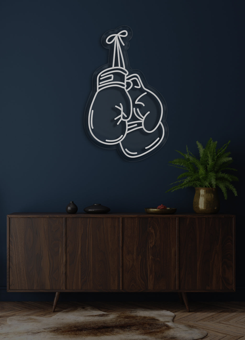 Boxing gloves - LED Neon skilt