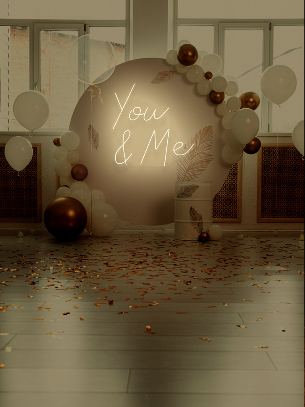 You & me - LED Neon skilt