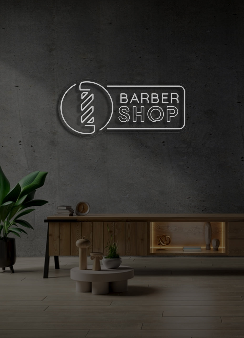 Barber shop - LED Neon skilt