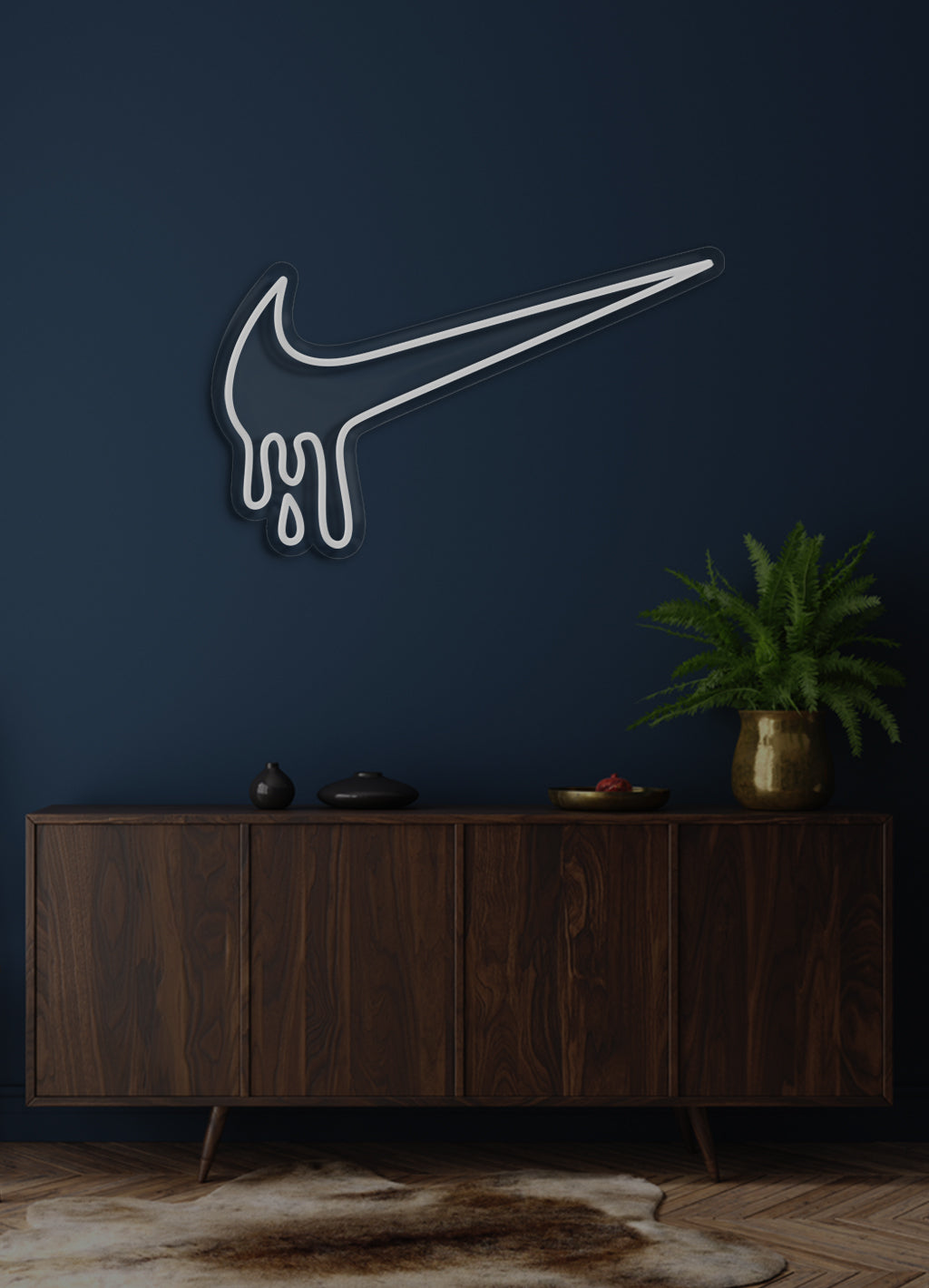 Dripping Nike - LED Neon skilt