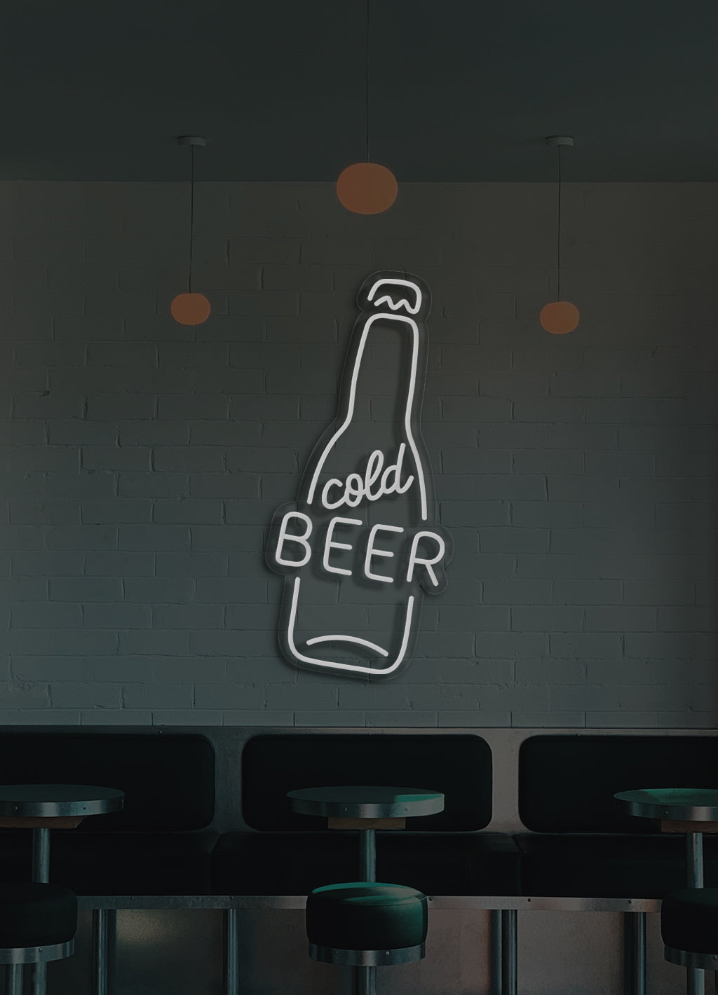 Cold beer - LED Neon skilt