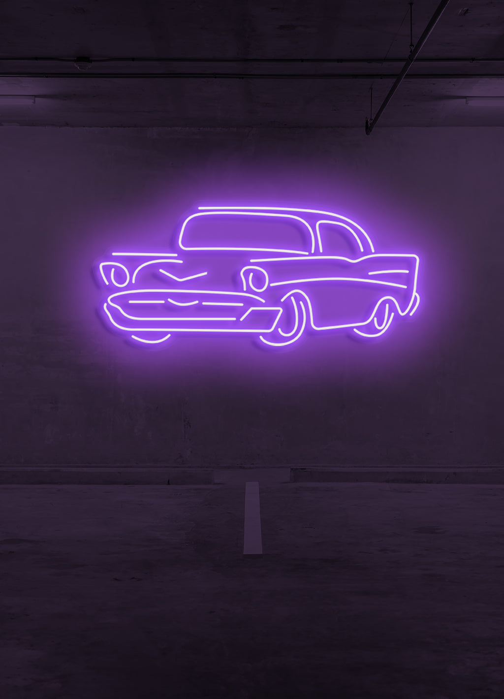 Retro car - LED Neon skilt