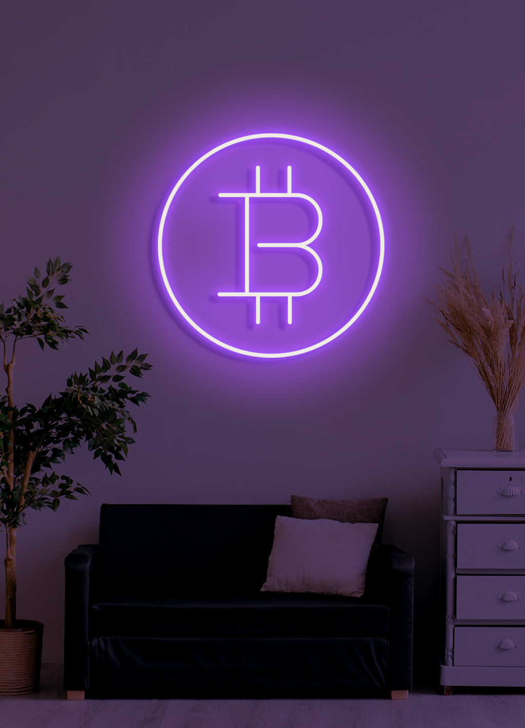 Bitcoin - LED Neon skilt