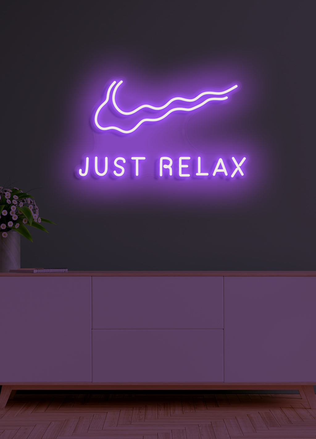 Bara slappna av - LED Neon skilt